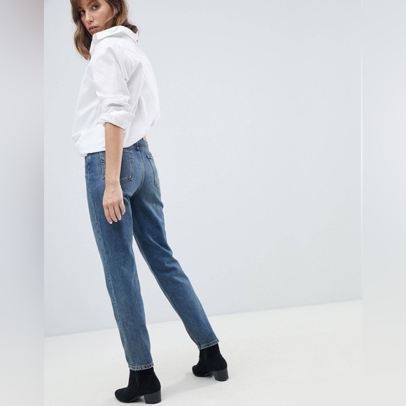 NWT Selected Femme Mom Fit Jean - Picture 3 of 11